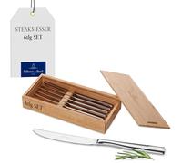 Villeroy & Boch Piemont Couteaux à pizza/steak, 6 pièces, Acier inoxydable