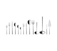 Villeroy & Boch - Piemont Ménagère Couverts 113 Pièces pour 12 Personnes Argent, Garanti Lave-Vaisselle, Couverts INOX, Ensemble Couvert Platine, Set de Couverts de Table, Acier Inoxydable