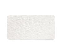 Villeroy & Boch Plat à service Manufacture Rock 18x35 cm Blanc