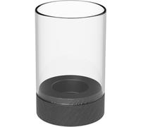 Villeroy & Boch Porte-bougies à chauffe-plat DH 7.80x13.95 cm noir Photophore en verre