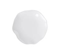 Villeroy & Boch - Pura assiette à dessert/petit-déjeuner, env. 22 נ22 נ2,5 cm, blanc immaculé, lave-vaisselle et four à micro-ondes, forme fluide, porcelaine Premium Bone made in Germany