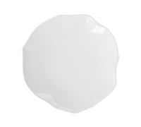 Villeroy & Boch - Pura assiette gourmet, env. 32 נ32 נ3 cm, blanc immaculé, lave-vaisselle et four à micro-ondes, forme fluide, porcelaine Premium Bone made in Germany