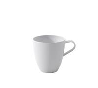 Villeroy & Boch - Pura mug à anse, env. 12,5 נ9,5 נ9,5 cm, blanc immaculé, lave-vaisselle et four à micro-ondes, forme fluide, porcelaine Premium Bone made in Germany
