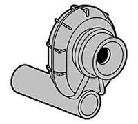 Villeroy & Boch raccord d' Villeroy & Boch drain horizontal, blanc