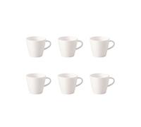 VILLEROY & BOCH Rock Blanc Ensemble 6 Tasses à Espresso