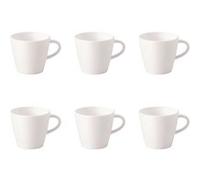 Villeroy & Boch Manufacture Rock blanc 6er Set Espressoobertasse weiß D. 6.5cm