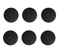 VILLEROY & BOCH Rock Ensemble 6 Soucoupes à Espresso Noir G