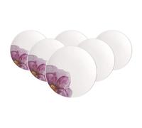 Villeroy & Boch Rose Garden Lot de 6 assiettes à petit-déjeuner Coupe Diamètre 22 cm