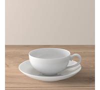 Villeroy & Boch Royal Tasse à thé avec assiette, porcelaine Bone Chine, multicolore