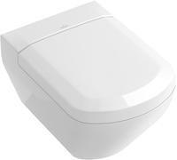Villeroy & Boch Abattant WC Sentique 98M8S101 Charnières à fermeture amortie chromées Blanc