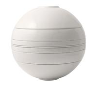 Villeroy & Boch - La Boule Set De Dîner 7 Pièces Blanc, Garanti Lave-Vaisselle, Compatible Micro-Ondes, Service De Table Design Blanc, Vaisselle Design, Service Boule, Porcelaine Haut De Gamme