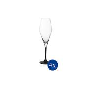 VILLEROY & BOCH Set de 4 verres à champagne Manufacture Rock 260 ml noir