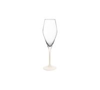 Villeroy & Boch - Flûtes à champagne Manufacture Rock, 4 pièces, 260 ml, cristal, ardoise blanc mat