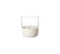 Villeroy & Boch - Manufacture Rock blanc Ensemble de verres à whisky, 4 pièces. Ensemble de verres pour whisky et cocktails, 250 ml, Verre en cristal, Aspect ardoise blanc mat
