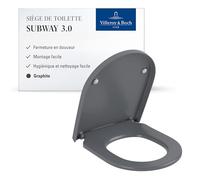 Villeroy und Boch 8M42S1i4 SoftClosing QuickRelease Graphite cplus