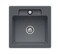 Villeroy & Boch Siluet 50 S Flat Évier de cuisine, 33451FI4,