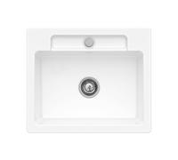 Villeroy & Boch Siluet 60 S Flat Évier de cuisine, 33461FRW,