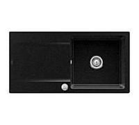 Villeroy & Boch Siluet évier encastrable 333602J0 avec garniture de vidage et actionnement excentrique, chromite