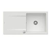 Villeroy & Boch Siluet évier encastrable 333602SM avec garniture de vidage et actionnement excentrique, vapeur