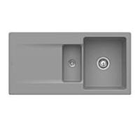 Villeroy & Boch Siluet évier encastrable 333702SL avec garniture de vidage et actionnement excentrique, Pierre