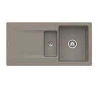 Villeroy & Boch Siluet évier encastrable 333702TR avec garniture de vidage et actionnement excentrique, Bois