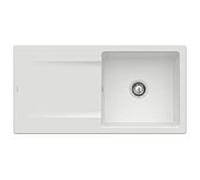 Villeroy & Boch Siluet évier encastré 333601SM avec jeu de déchets et fonctionnement manuel, Steam