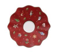 Villeroy & Boch Soucoupe pour tasse à expresso Toy's Delight Ø 13 cm Blanc-rouge