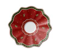 Villeroy & Boch Soucoupe pour tasse Toy's Delight Ø 19 cm Blanc-rouge