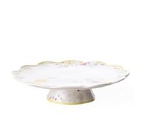 Villeroy & Boch Spring Awakening Plat de service à gâteau, 33 cm, Porcelaine, Blanc/Multicolore