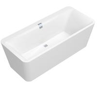 Villeroy & Boch Squaro Edge 12 baignoire autoportante 180x80 cm rectangulaire blanc UBQ180SQE7PDV-01