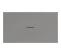 Villeroy & Boch Squaro Infinity douche match0 DQ1480SQI2V3S, 140x80x4 cm, gris antidérapant