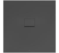 Villeroy & Boch Squaro Infinity douche UDQ1010SQI1V1S , 100x100x4 cm, anthracite antidérapant