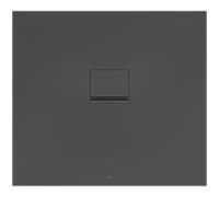 Villeroy & Boch Squaro Infinity douche UDQ1090SQI2V1S , 100x90x4 cm, anthracite antidérapant