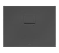 Villeroy & Boch Squaro Infinity douche UDQ9070SQI2BV1S , 90 x 70 x 4 cm, anthracite