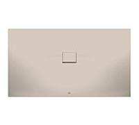 Villeroy & Boch Squaro Infinity douche UDQ9090SQI1V2S , 90x90x4 cm, crème antidérapante