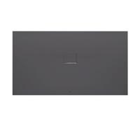 Villeroy & Boch Squaro Infinity receveur de douche en matériau de synthèse - Quaryl rectangulaire 110x90x4cm - s. soubassement p. tous types d''installation mat anthracite udq1190sqi2lv-1s