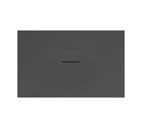 Villeroy & Boch Squaro Infinity Receveur de douche rectangulaire, côté long découpé, UDQ1275SQI2BV-1S,