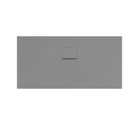 Villeroy & Boch Squaro Infinity Receveur de douche rectangulaire, côté long découpé, UDQ1470SQI2BV-3S,