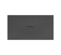 Villeroy & Boch Squaro Infinity Receveur de douche rectangulaire, côté long découpé, UDQ1475SQI2BV-1S,
