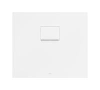 Villeroy und Boch Squaro Infinity Receveur de douche UDQ8070SQI2IVRW 80 x 70 x 4 cm, Blanc pierre, pour montage encastré Plomberie