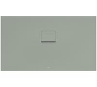 Villeroy & Boch Squaro Infinity receveurs de douche, quaryl, rectangulaire, à fleur ou en niche, à découper, 1300x750x40mm, UDQ1375SQI2IV-R8, Couleur: Morning Green