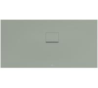 Villeroy & Boch Squaro Infinity receveurs de douche, Quaryl, rectangulaire, installation dans le coin droit, à découper, 1500x750x40mm, UDQ1575SQI2RV-R8, Couleur: Morning Green