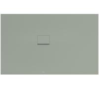 Villeroy & Boch Squaro Infinity receveurs de douche, Quaryl, rectangulaire, installation dans le coin gauche, à découper, 1600x1000x40mm, UDQ1610SQI2LV-R8, Couleur: Morning Green
