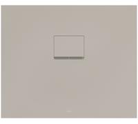 Villeroy & Boch Squaro Infinity receveurs de douche rectangulaire, côté long coupé au mur, montage universel, recoupable, 900x750x40mm, UDQ9075SQI2BV-AL, Couleur: Almond