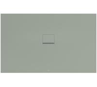 Villeroy & Boch Squaro Infinity receveurs de douche rectangulaires, à fleur ou en niche, à découper, 1600x1000x40mm, UDQ1610SQI2IV-R8, Couleur: Morning Green