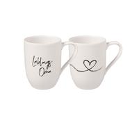 Villeroy & Boch Statement Gobelet avec anse Coup de cœur Mamie Set 2 pcs. 0,29 L