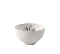 Villeroy & Boch - Statement Lines, Bol « Xmas », 470Ml, Porcelaine Premium, Blanc