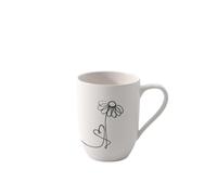 Villeroy & Boch – Mug à anse Statement Lines « Family » 280 ml Porcelaine premium Blanc
