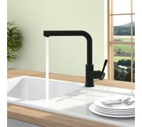 Villeroy & Boch Steel Shower Window Mitigeur de cuisine à installer sous une fenêtre, extractible, pivotant, 96990106,