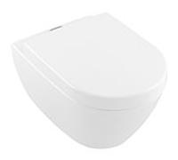 Villeroy & Boch Subway 2.0 WC à fond creux, ovale, sortie horizontale, DirectFlush/ViFresh, 370x560x365mm, 5614A101, Couleur: Blanc